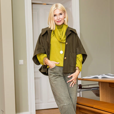 Cashmere Halstuch, Wasabi