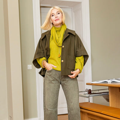 Cashmere Halstuch, Wasabi