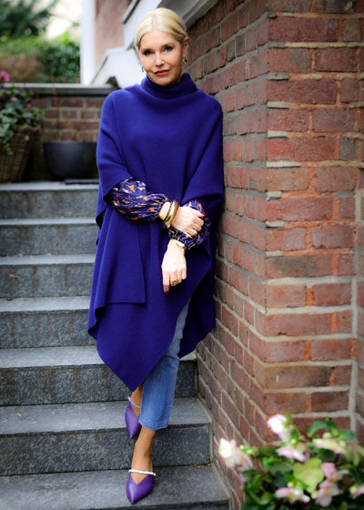 Silk tunic Fashionista Aubergine