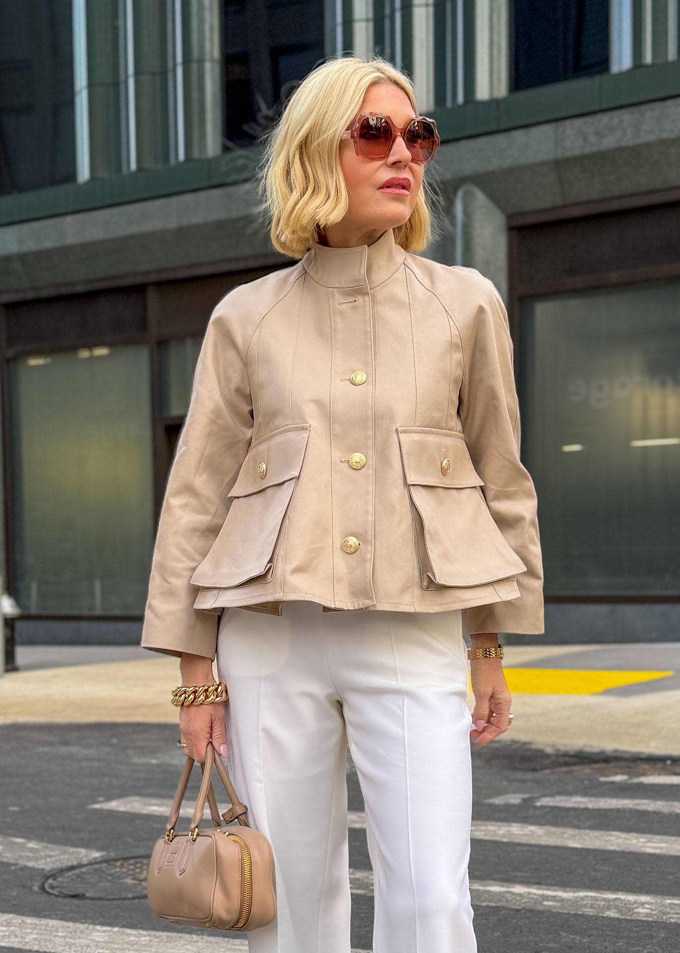 Jacke Charm Beige