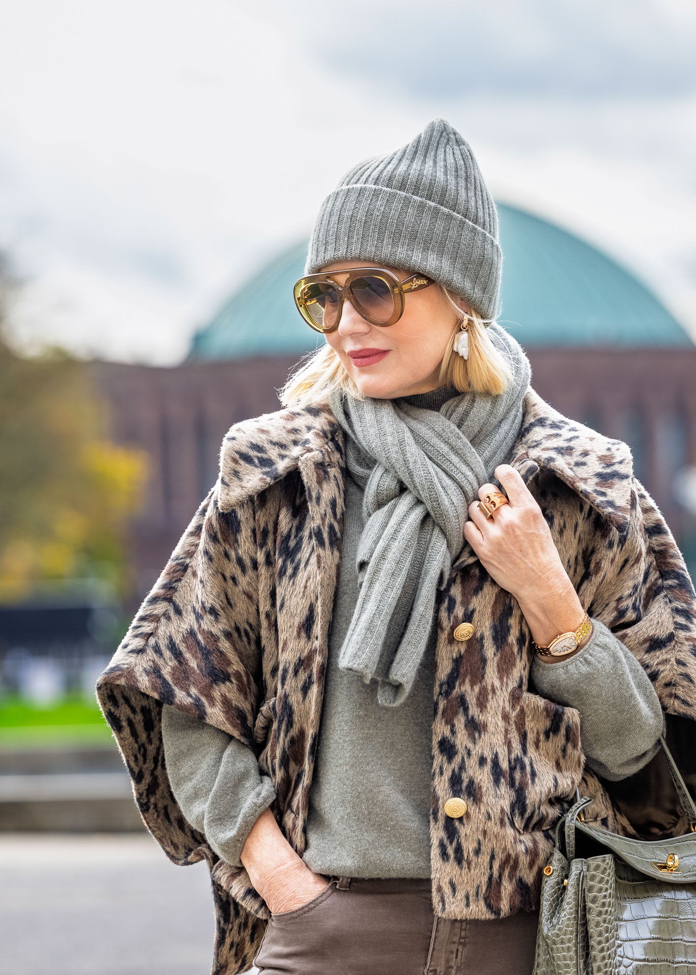 Schal Cashmere Salbei