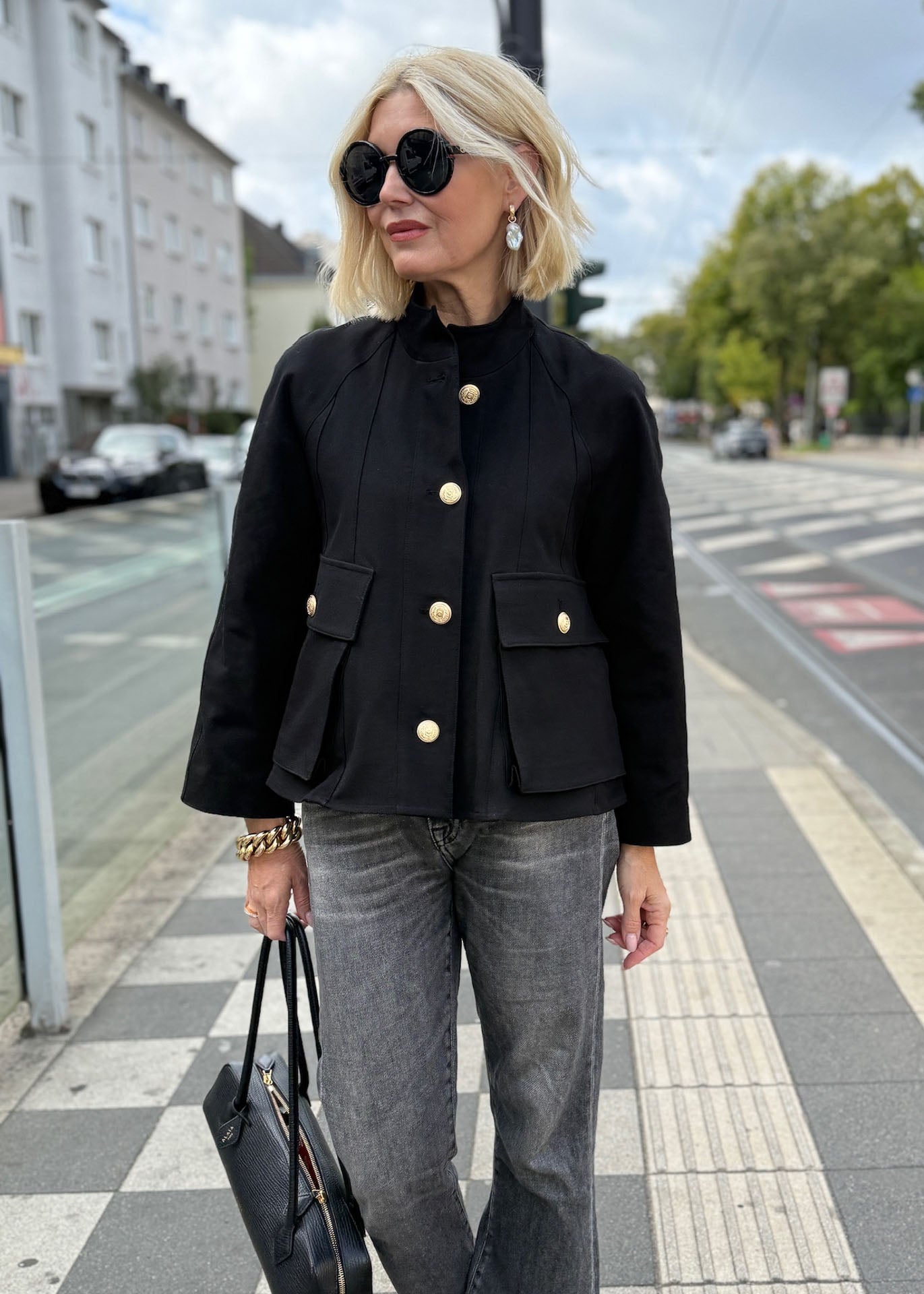 Jacke Charm Black