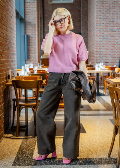 Pullover Kurzarm Rosewood