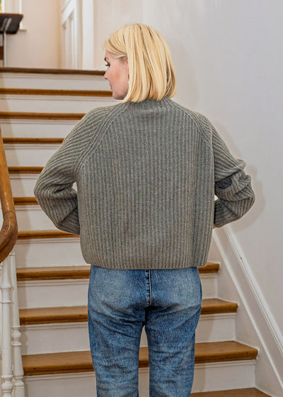 Pullover, Cashmere, Salbei