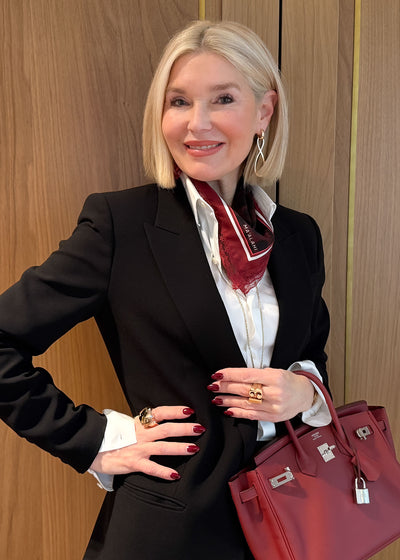 BANDANA 55 LACE BORDEAUX