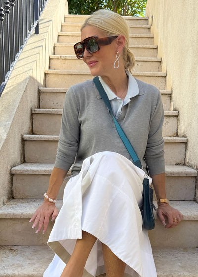 Pullover Polo, Flanell