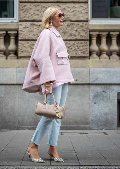 Oversize Jacke Rosé