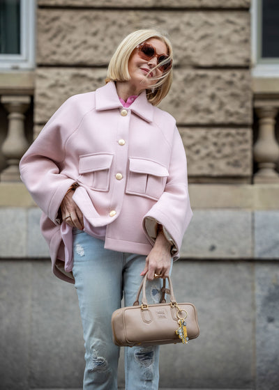 Oversize Jacke Rosé