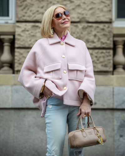 Oversize Jacke Rosé