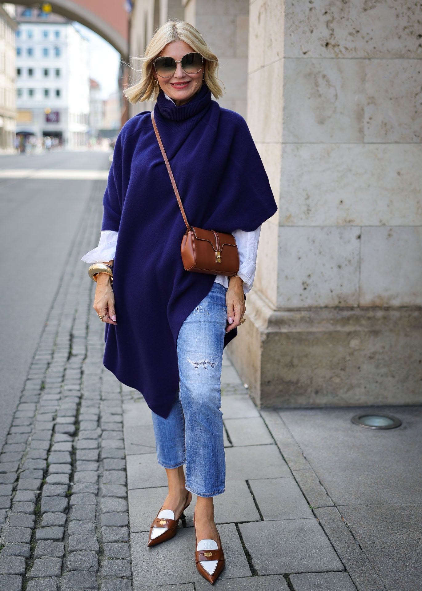 Poncho Indigo