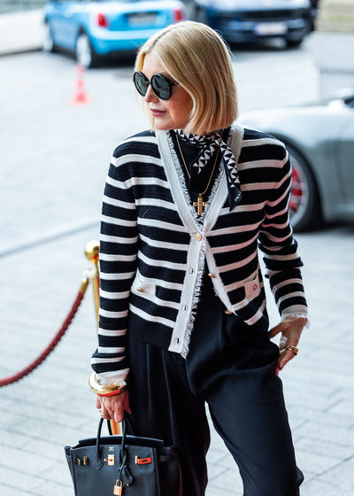 Cardigan Black & White