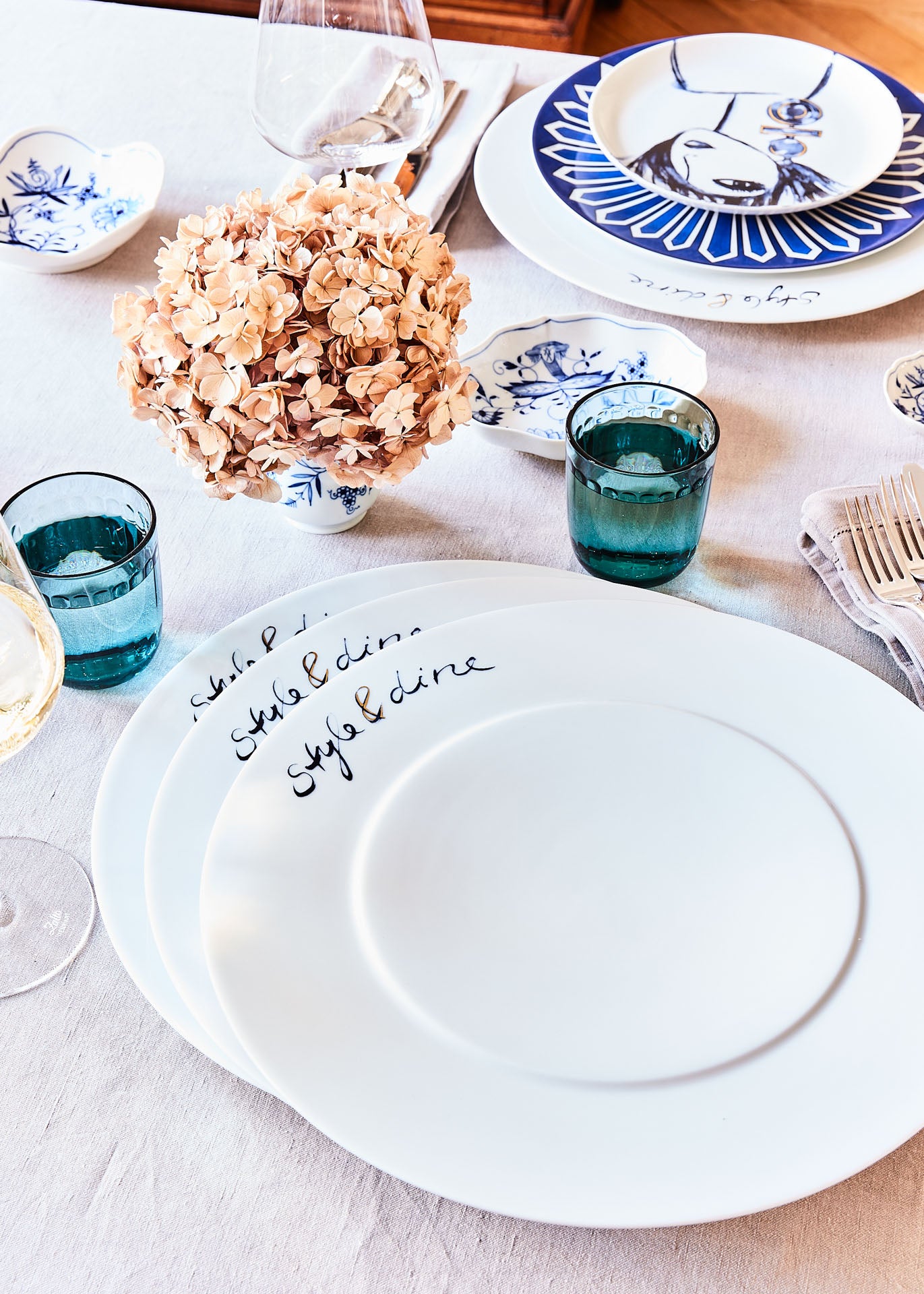 Set de 2 assiettes de table "La sous-assiette