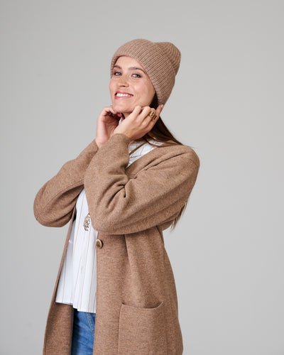 Cashmere hat caramel