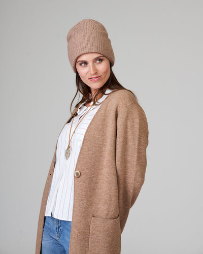 Cashmere hat caramel