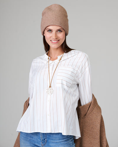 Cashmere hat caramel