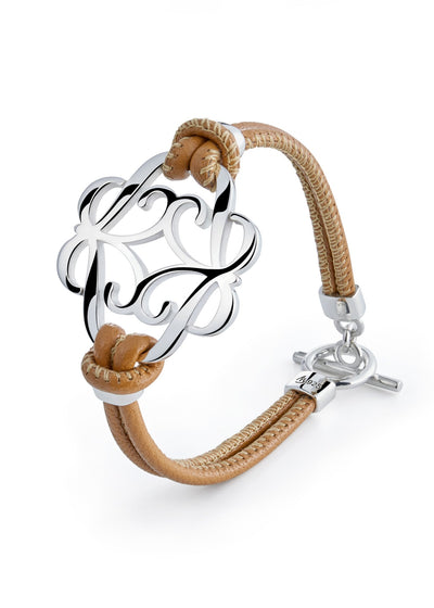 Puretoi Icon bracelet with leather