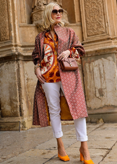 Mantel Oversize Jacquard