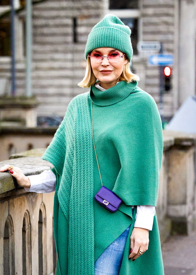 Cashmere Mütze Grün